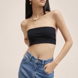 Cotton bandeau top